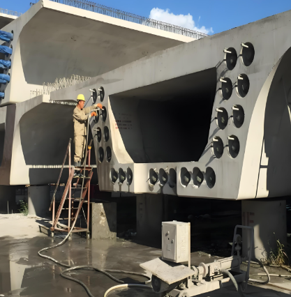 洋浦经济开发区压浆料施工流程及注意事项